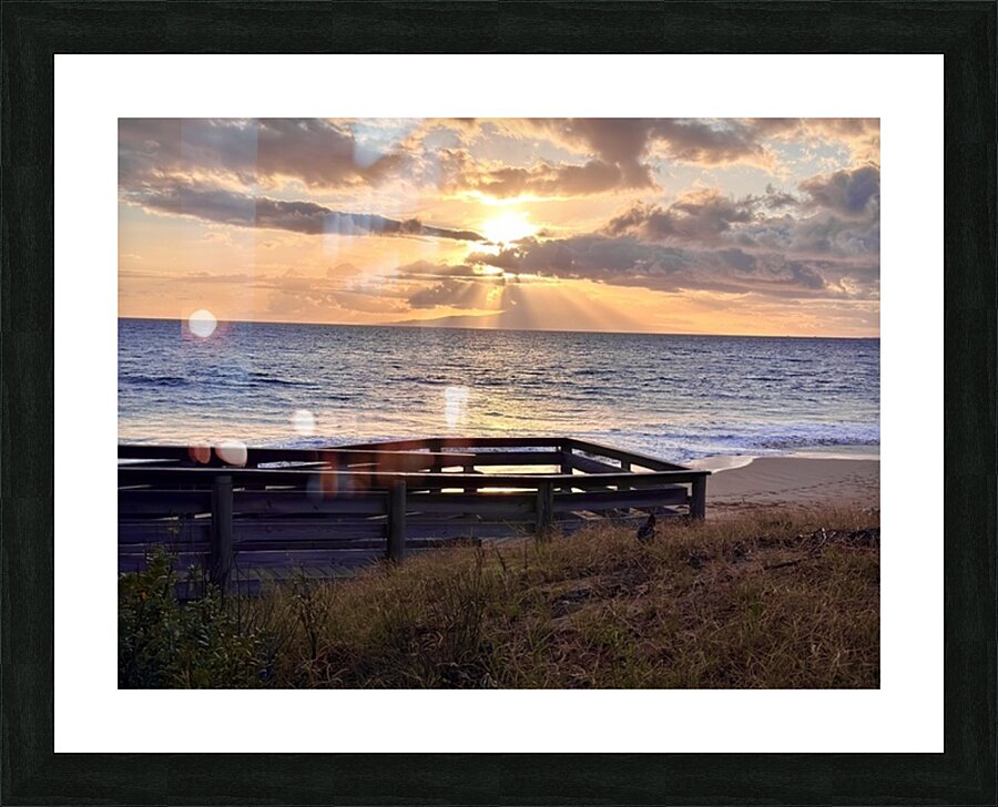 Sunset in Kihei Maui Picture Frame print