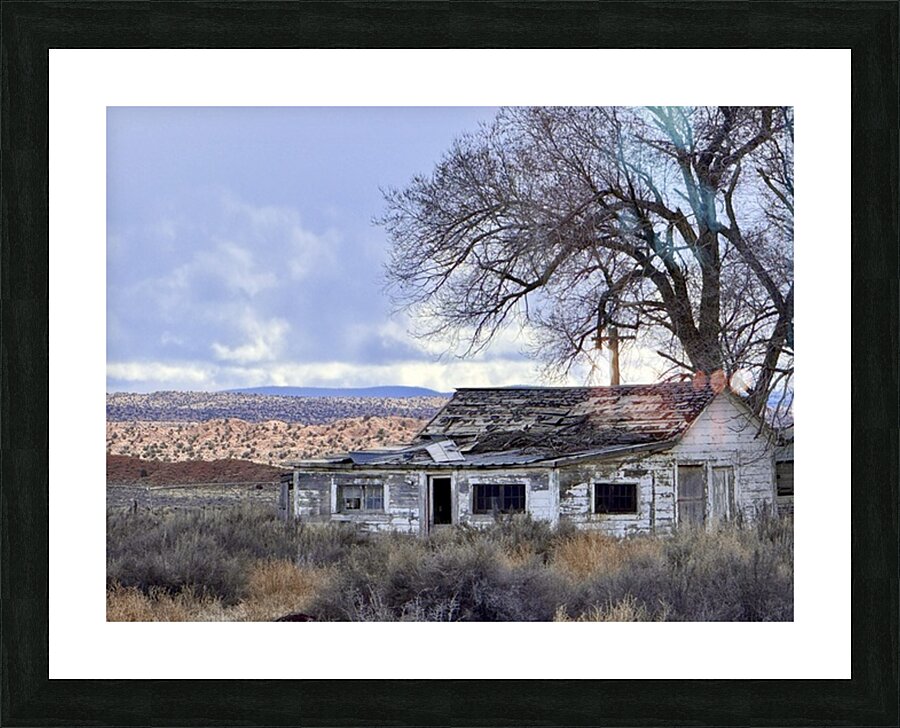 Farmhouse Decay - horizontal Picture Frame print
