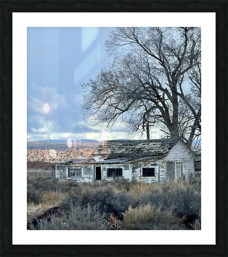 Farmhouse Decay - vertical Picture Frame print