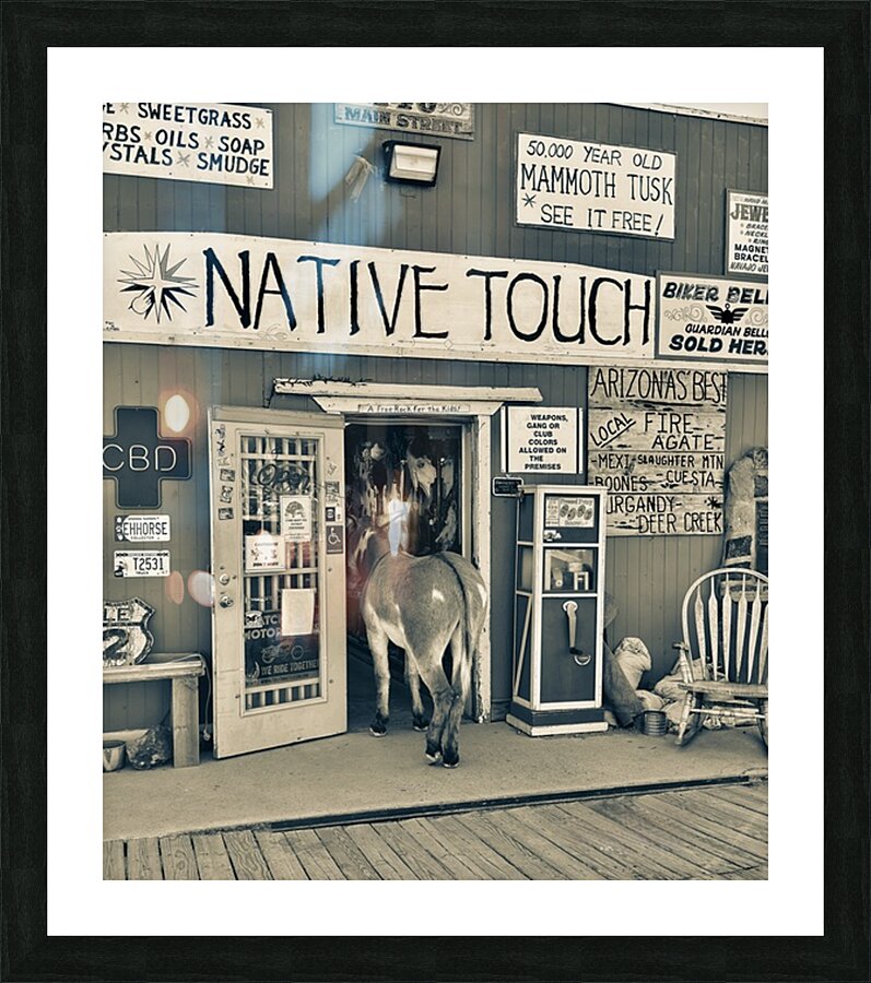 Oatman in a Nutshell Picture Frame print