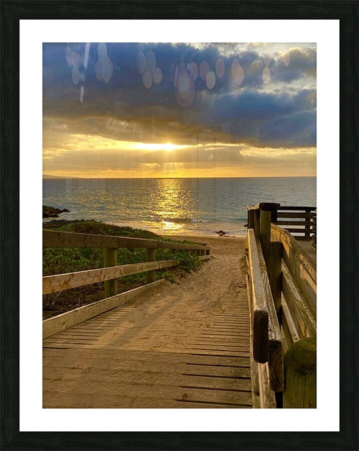 Kihei Sunset 1 Picture Frame print