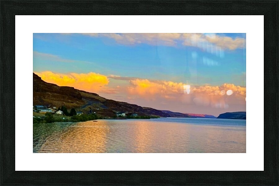 Storm Building Picture Frame print