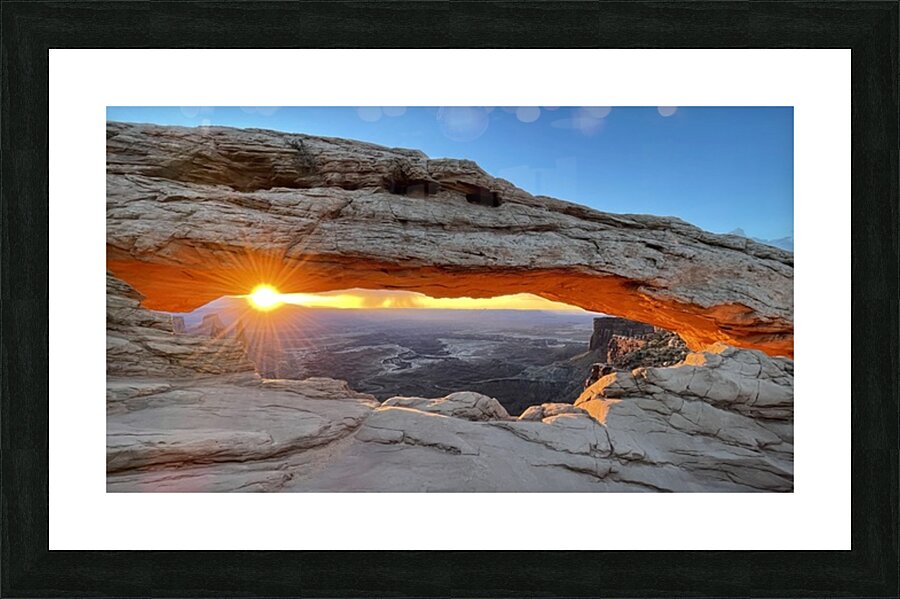 Sunrise at Mesa Arch Picture Frame print