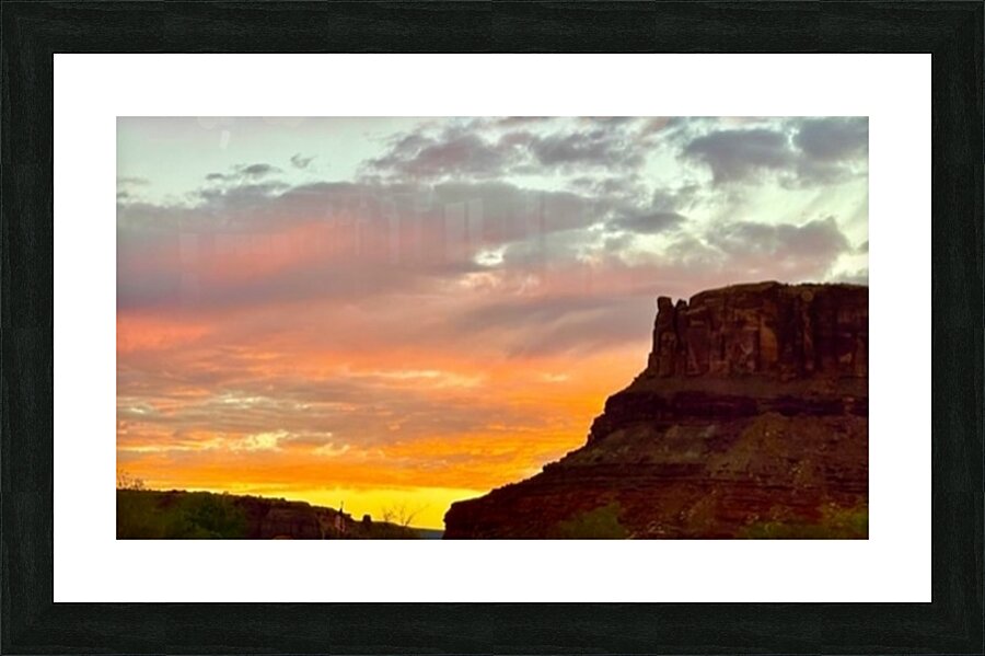 Utah Sunset Picture Frame print