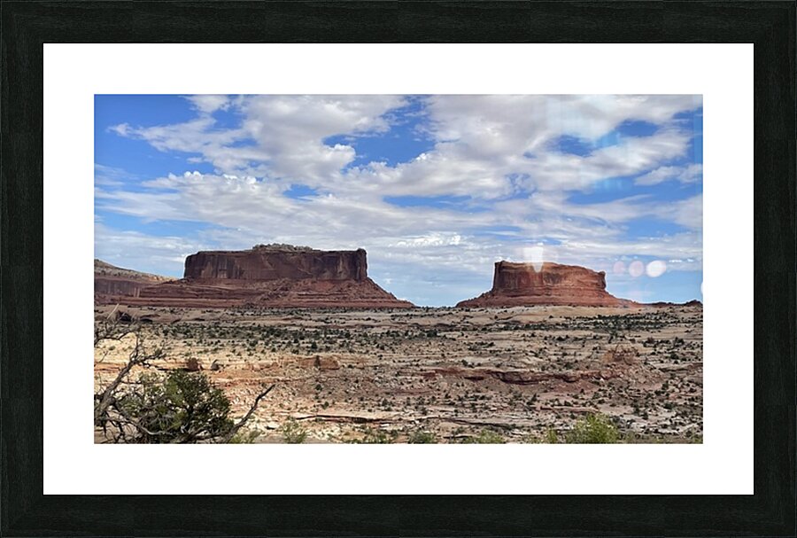 Monitor & Merrimack rock  - 1 Picture Frame print