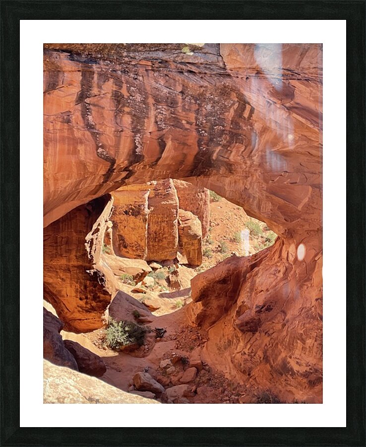 Natural Bridges - 2 Picture Frame print