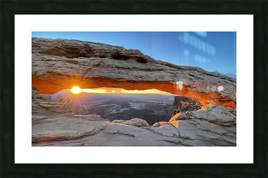 Sunrise at Mesa Arch Picture Frame print