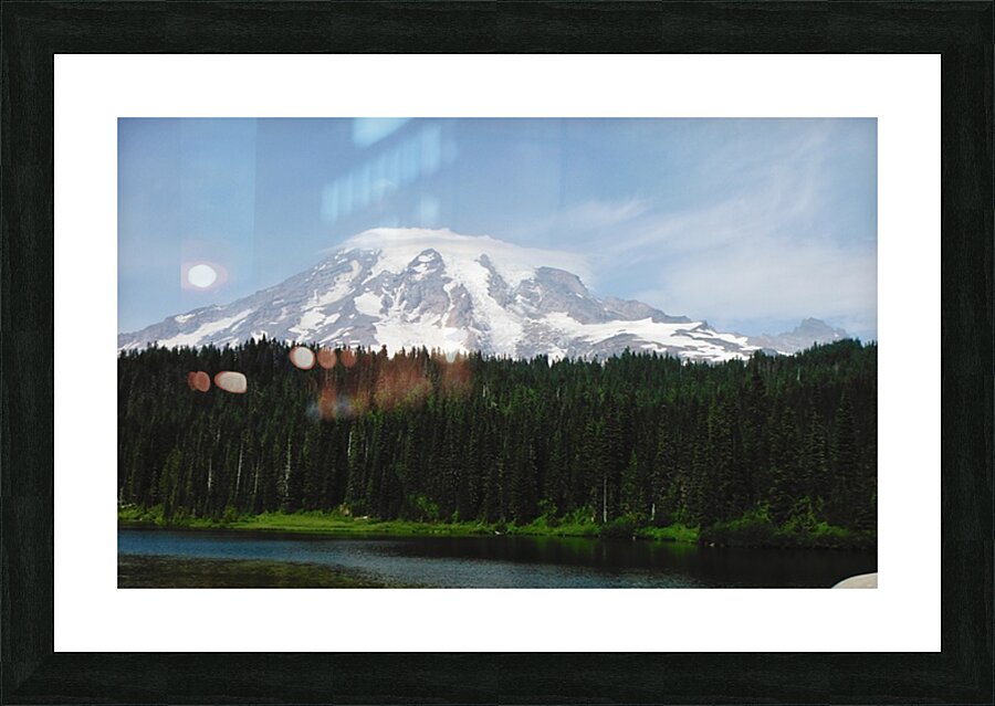 Mt Rainier - horizontal Picture Frame print