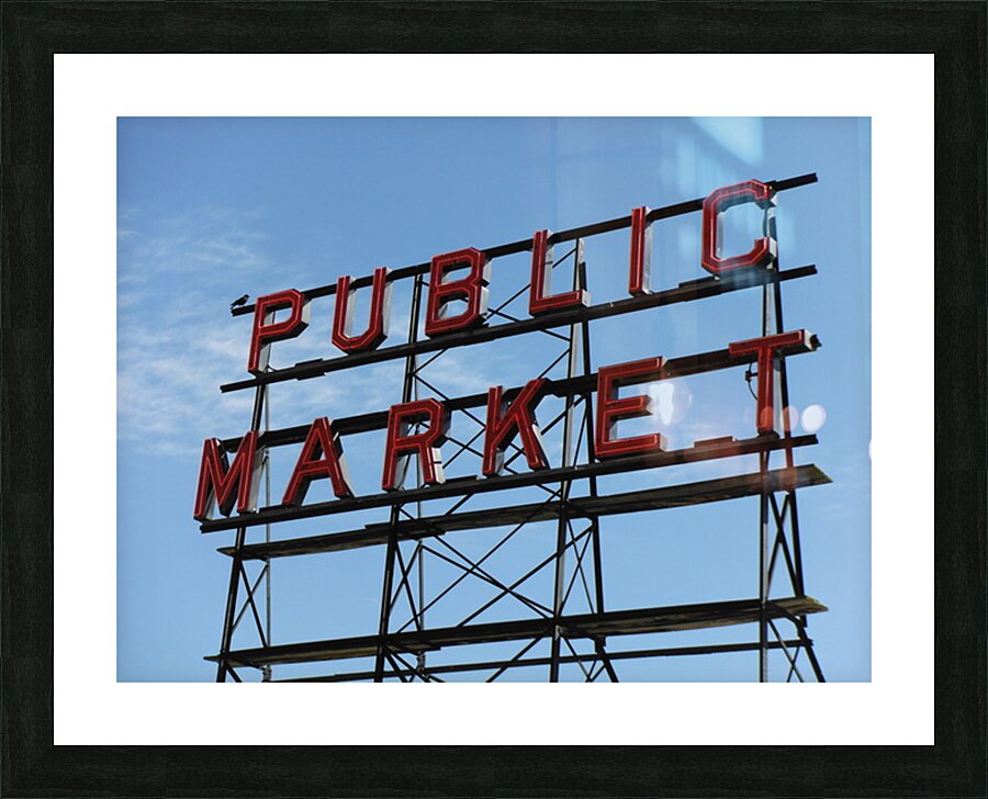 Public Market Picture Frame print