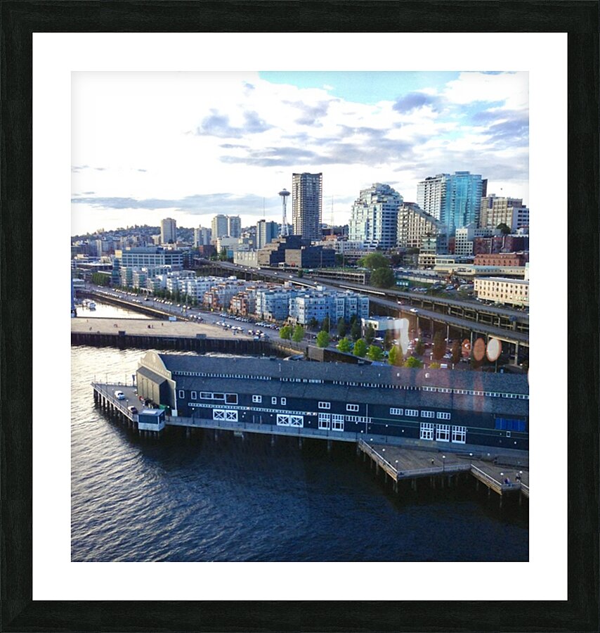 Seattle Waterfront Picture Frame print