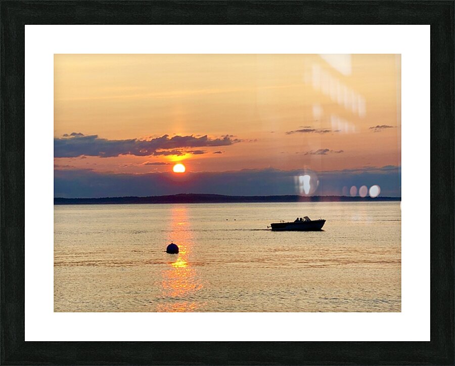 Sunset at Mutiny Bay Picture Frame print