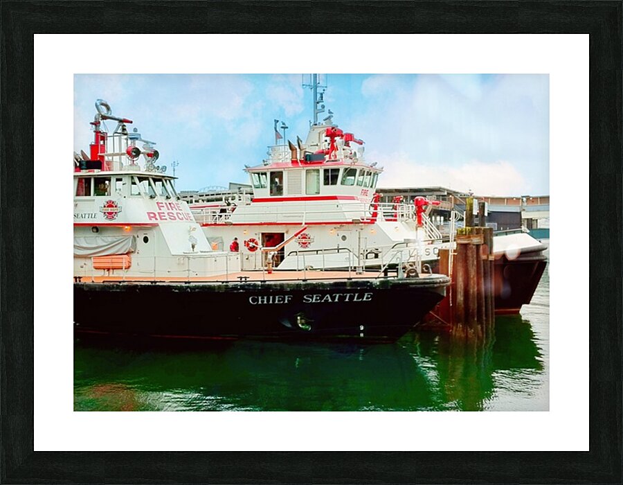 Chief Seattle Fire Boat  -1 Picture Frame print