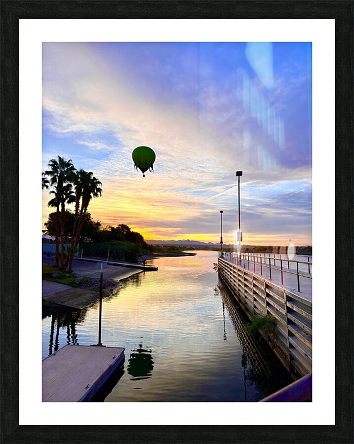 Sunrise over Bullhead City Picture Frame print