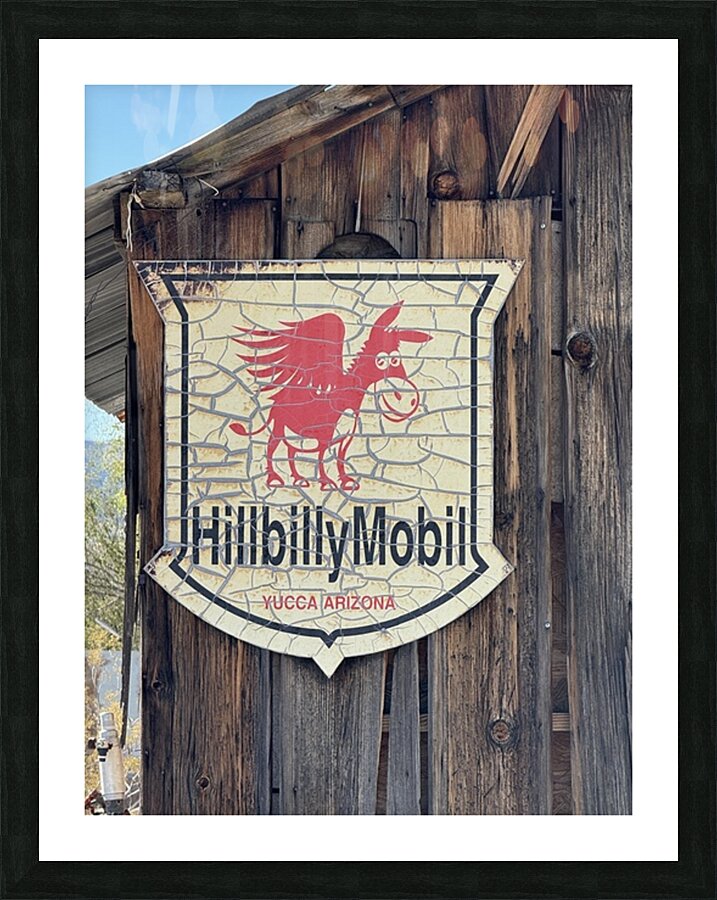 Hillbilly Mobil Picture Frame print