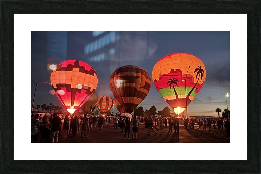 Night Glow Bullhead City 2 Picture Frame print