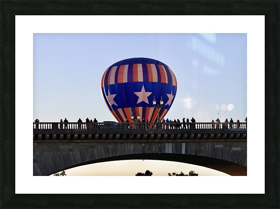 Balloons at the Bridge -4 Picture Frame print