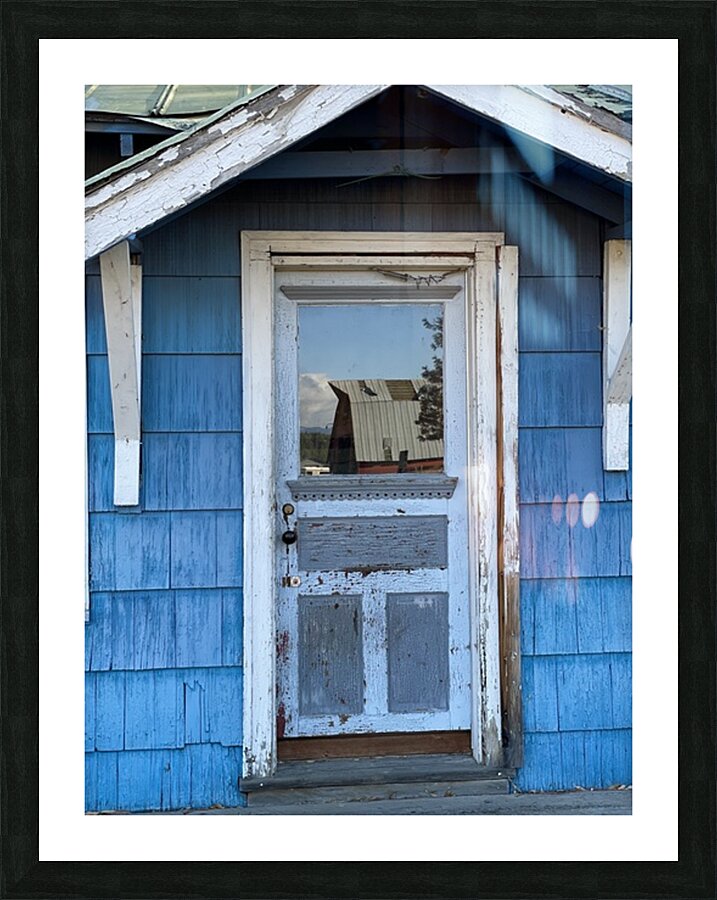 Reflection of the past Picture Frame print