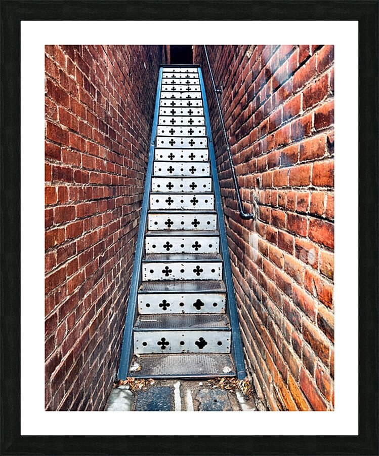 Bisbee Staircase -2 Picture Frame print