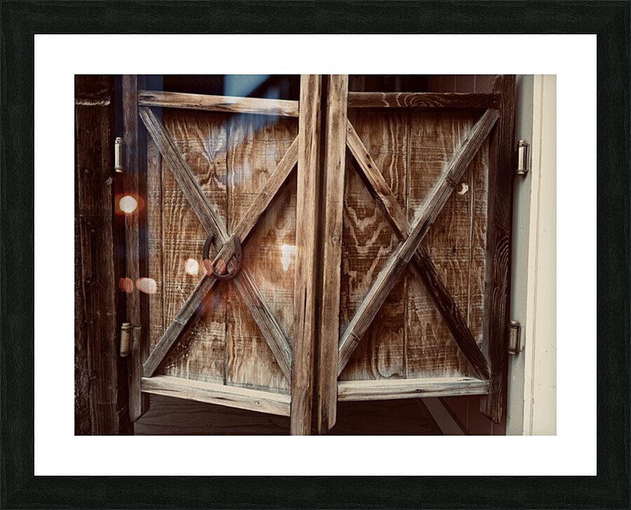 Swingin’ Doors Picture Frame print