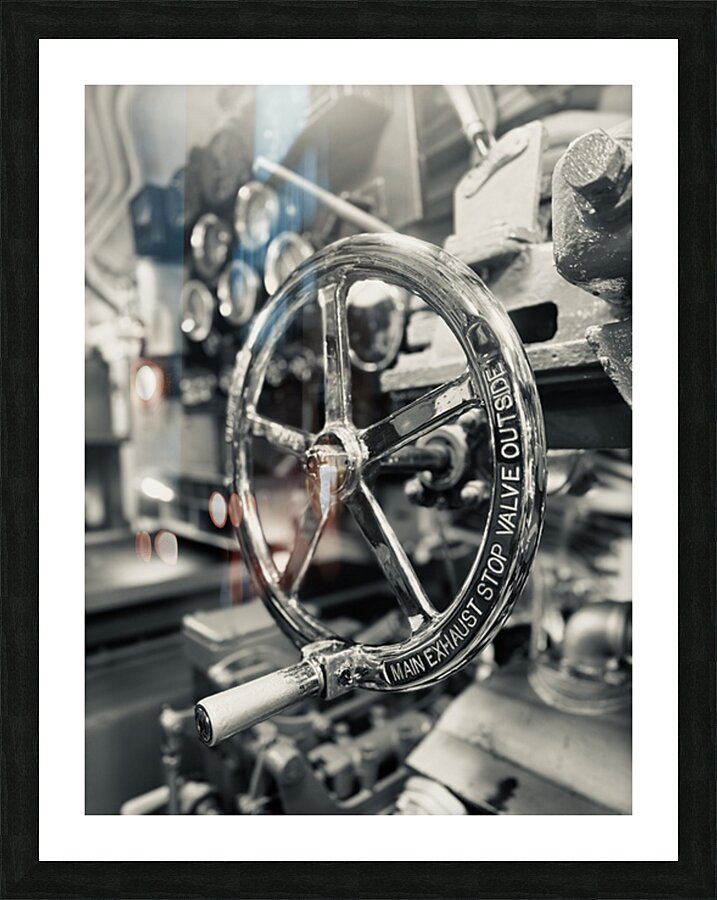 Stop Valve Picture Frame print