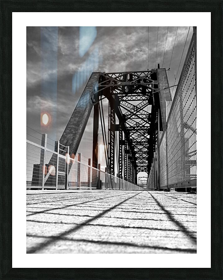 The bridge at Beverly -1 Picture Frame print