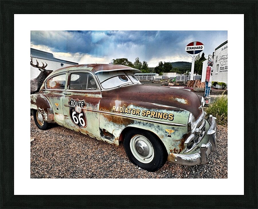 Radiator Springs Picture Frame print