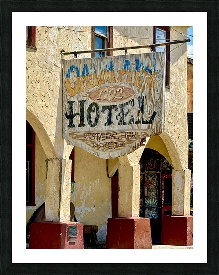 Oatman Hotel Picture Frame print