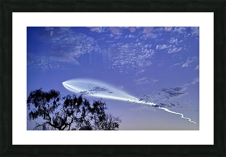 Space X launch -2 Picture Frame print