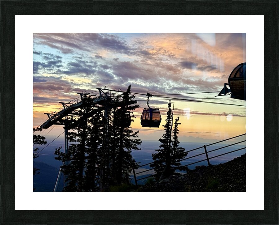 Gondola Ride to Sunset Picture Frame print