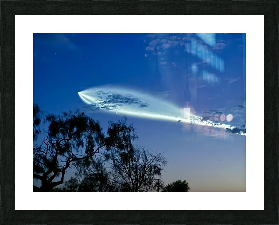 Space X Launch -1 Picture Frame print