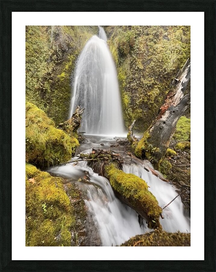Wahkeena Falls Picture Frame print