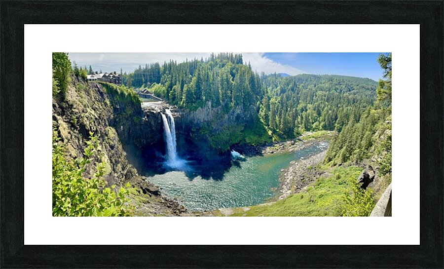 Snoqualmie Falls -panoramic Picture Frame print