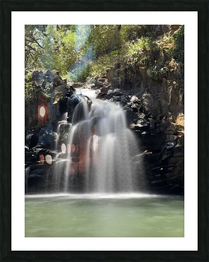 Lower Falls Twin Falls Maui Hawaii Picture Frame print