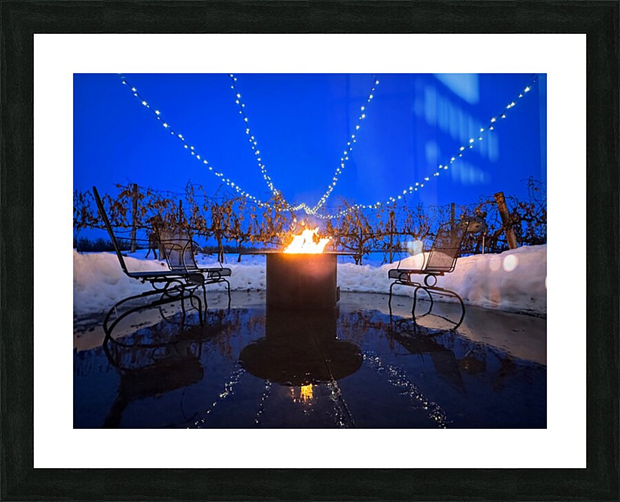 Winter Wine Picture Frame print