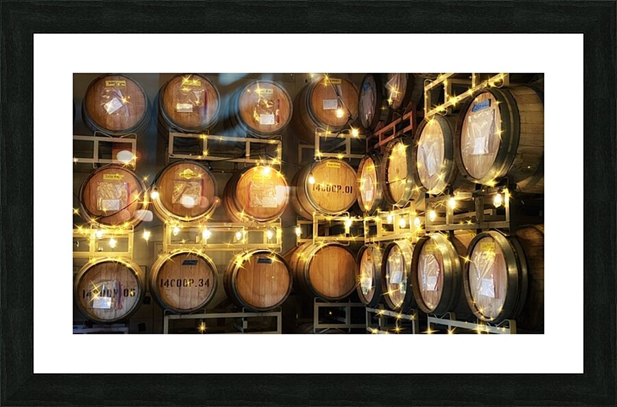 The Barrel Room Picture Frame print