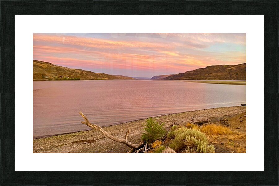 Cotton Candy Sunset Picture Frame print