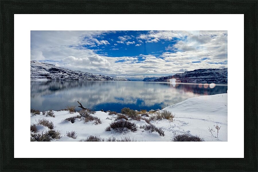 Winter Cove Picture Frame print