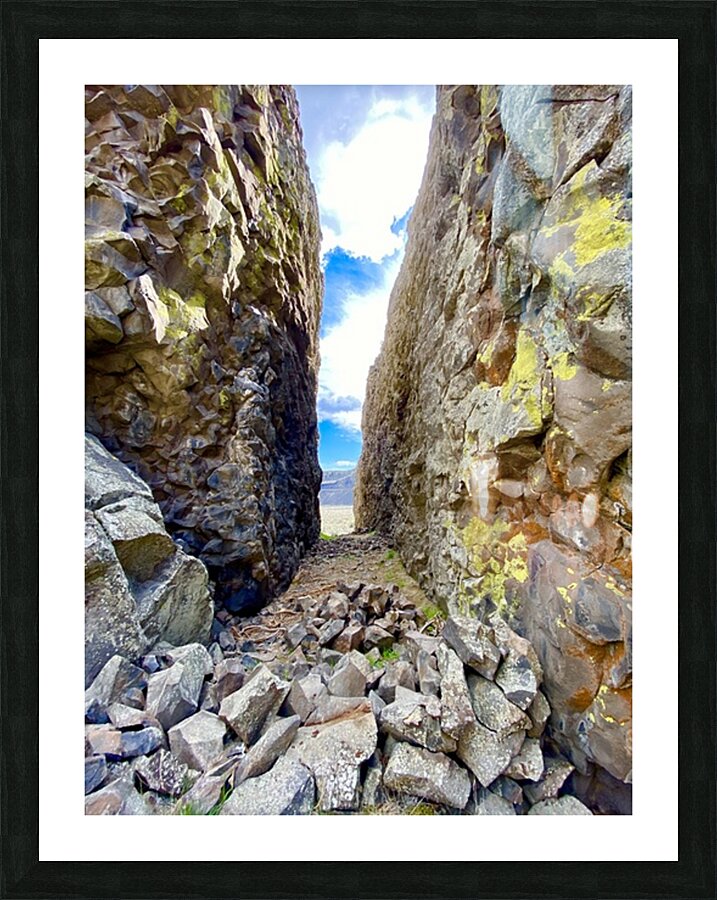 The Crevasse  Picture Frame print