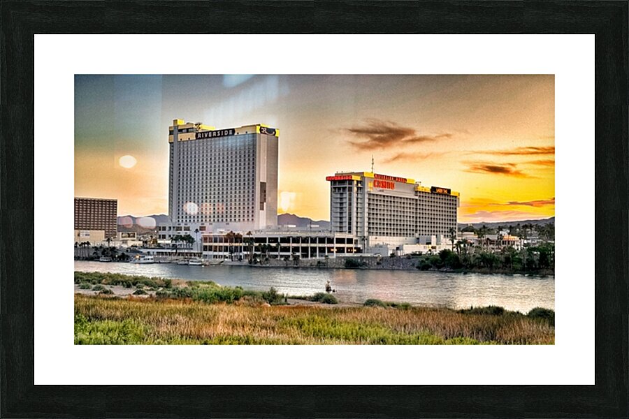 Riverside Casino - from Bullhead City Az Picture Frame print