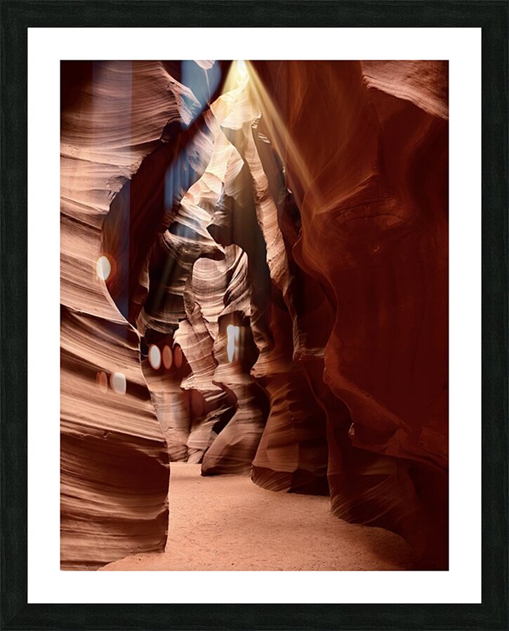 Upper Antelope Canyon -1 Picture Frame print