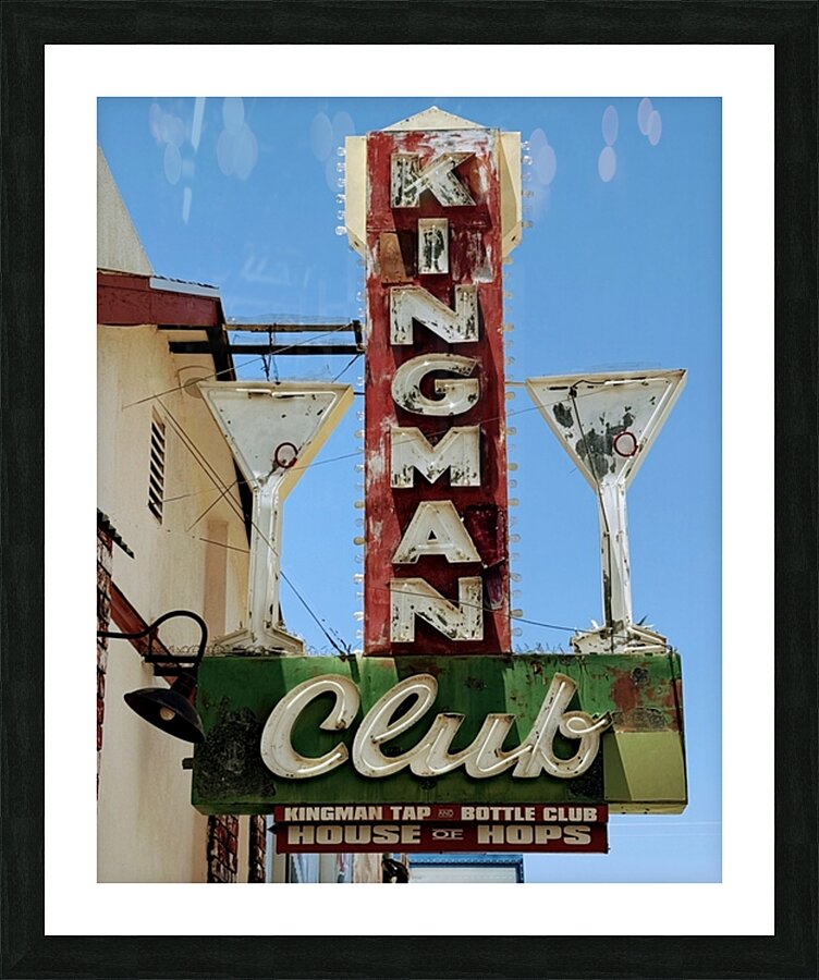 Kingman Club full color Picture Frame print