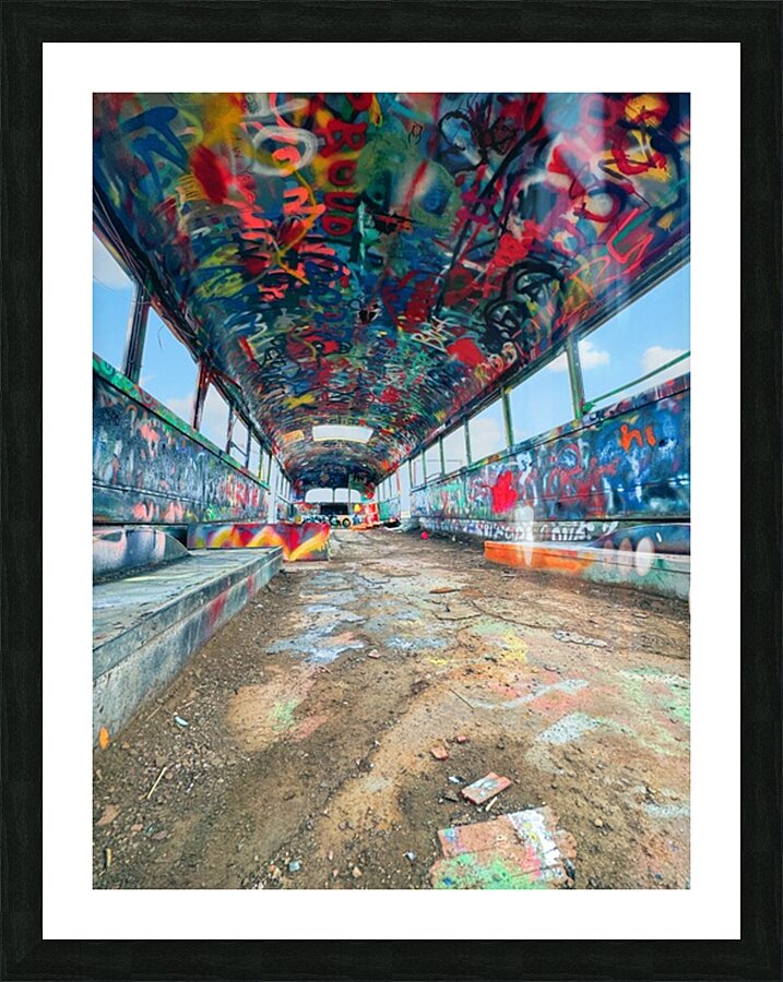 Magical Mystery Bus -2 Picture Frame print