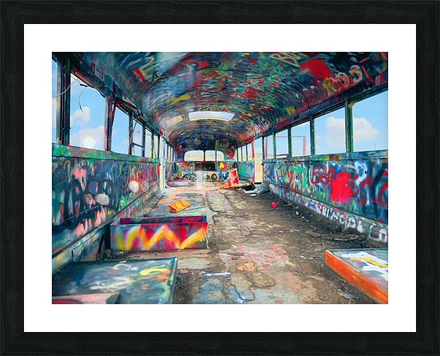 Magical Mystery Bus -4 Picture Frame print