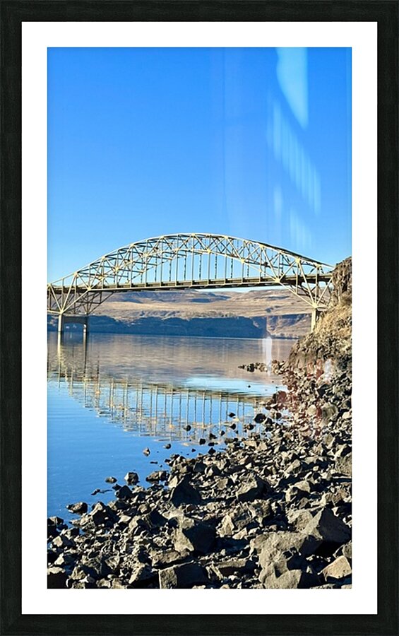 Vantage Bridge -vertical Picture Frame print