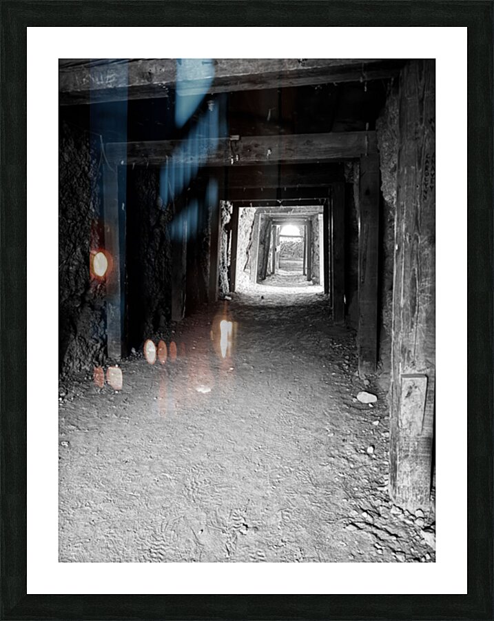 Old mine tunnel -Oatman AZ Picture Frame print