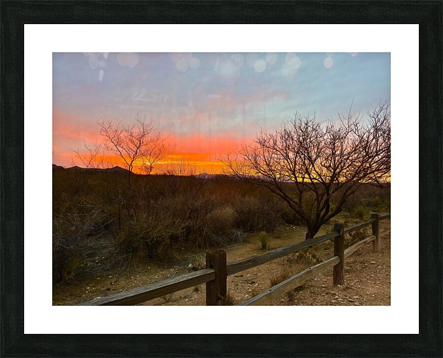 Sundown in Tombstone Picture Frame print