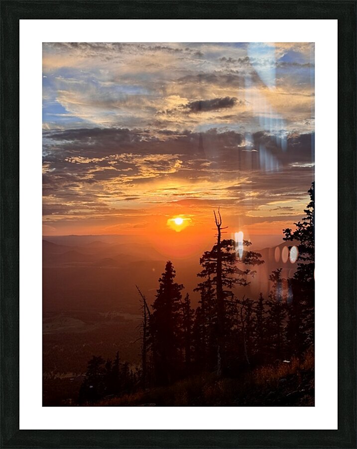 Sunset at Snowbowl -2 Picture Frame print