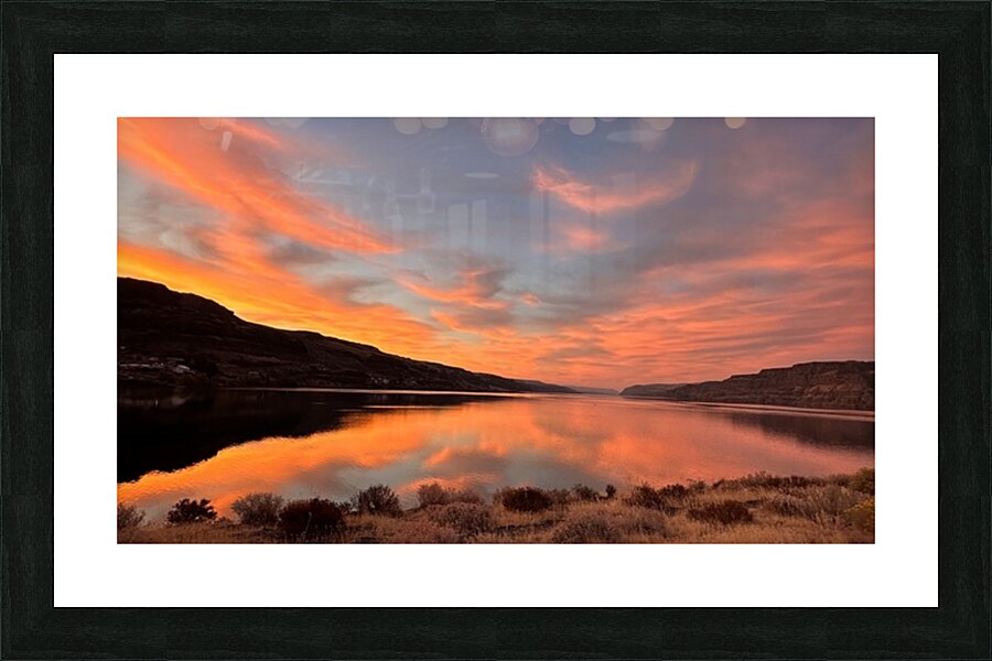 October Sunrise Picture Frame print