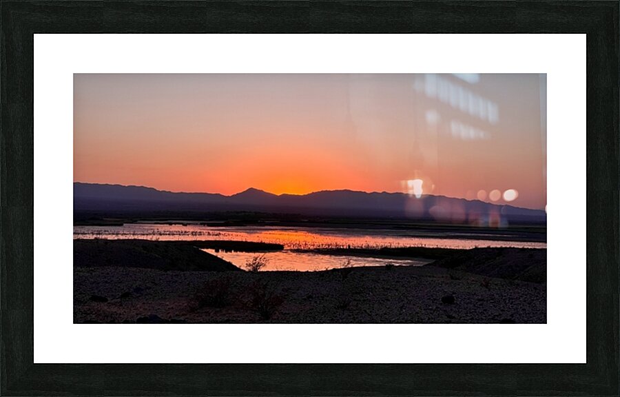 Sunset on the Marsh -2 Picture Frame print