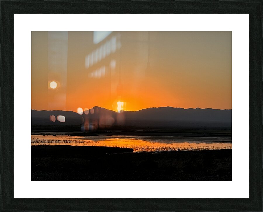 Sunset on the Marsh Picture Frame print